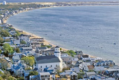 View of Provincetown and Pilgrim's Monument
